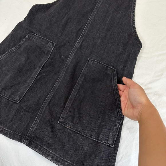 TOPSHOP MOTO OVERALL MINI DRESS - Picture 5 of 9